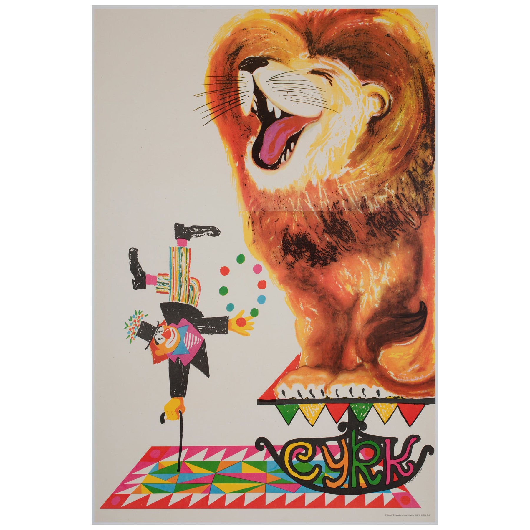 Cyrk Cartel Circo Polaco Payaso y León R1982, Miedza-Tomaszewski