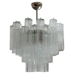 Pair Classic Elegant Murano Chandelier Tronchi - perfect for a Statement Hallway