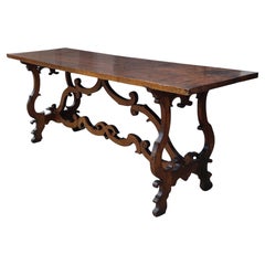 Mesa italiana de nogal 'Fratino' - Segunda mitad del siglo XVII