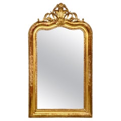 19th Century Ornate Louis Philippe Giltwood Mirror