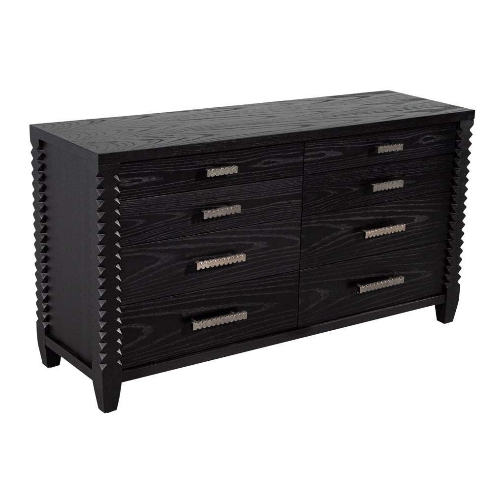 Cómoda Moderna de Roble Negro con Acabado Carbón en venta