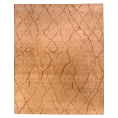 High-quality Modern Parched Desert Handmade Wool Rug by Doris Leslie Blau