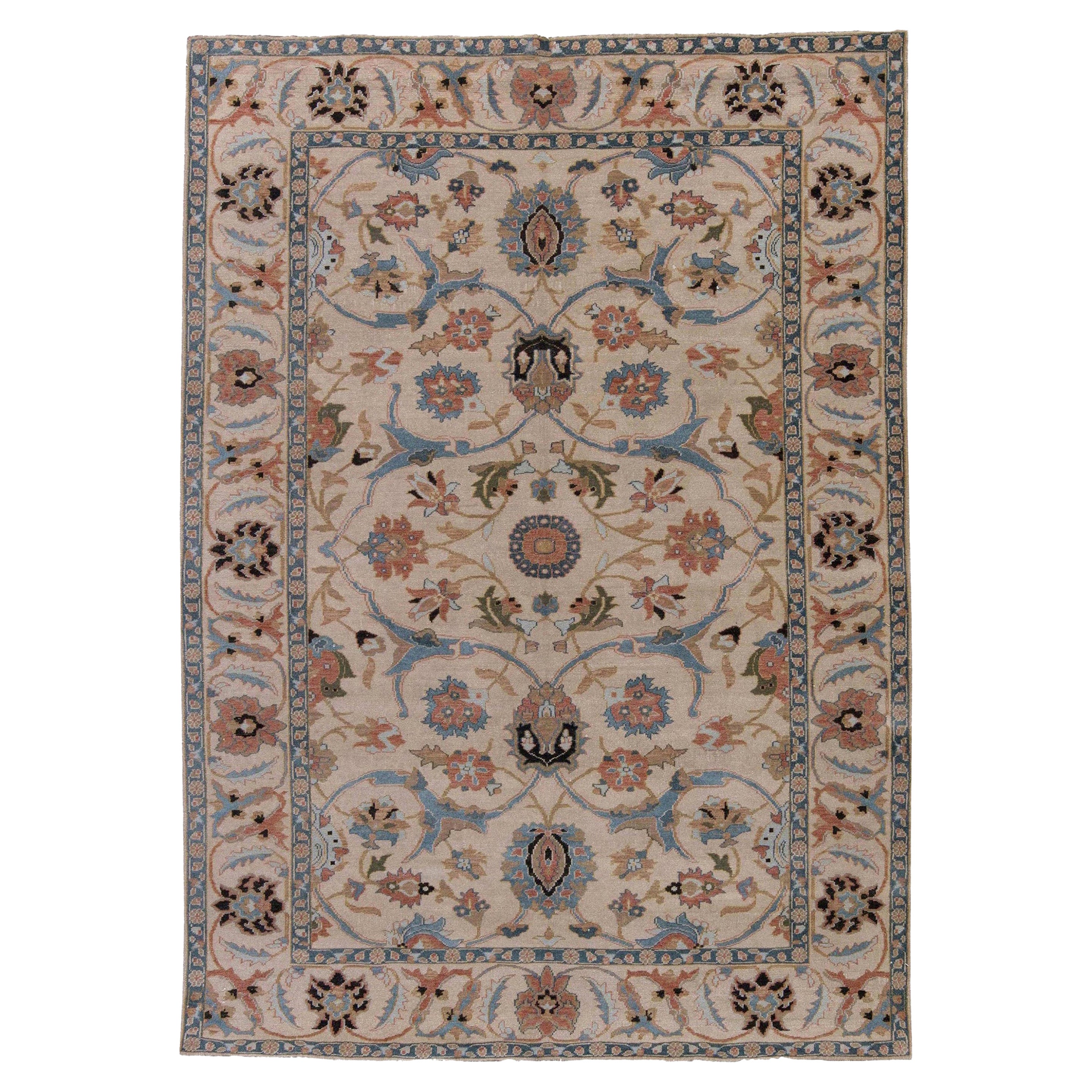 Traditional Oriental Inspired Handmade Wool Rug by Doris Leslie Blau