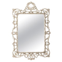 Miroir de style rococo encadré de Wood Silver