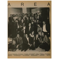 Art: Area ad featuring Jean-Michel Basquiat, Keith Haring & Andy Warhol