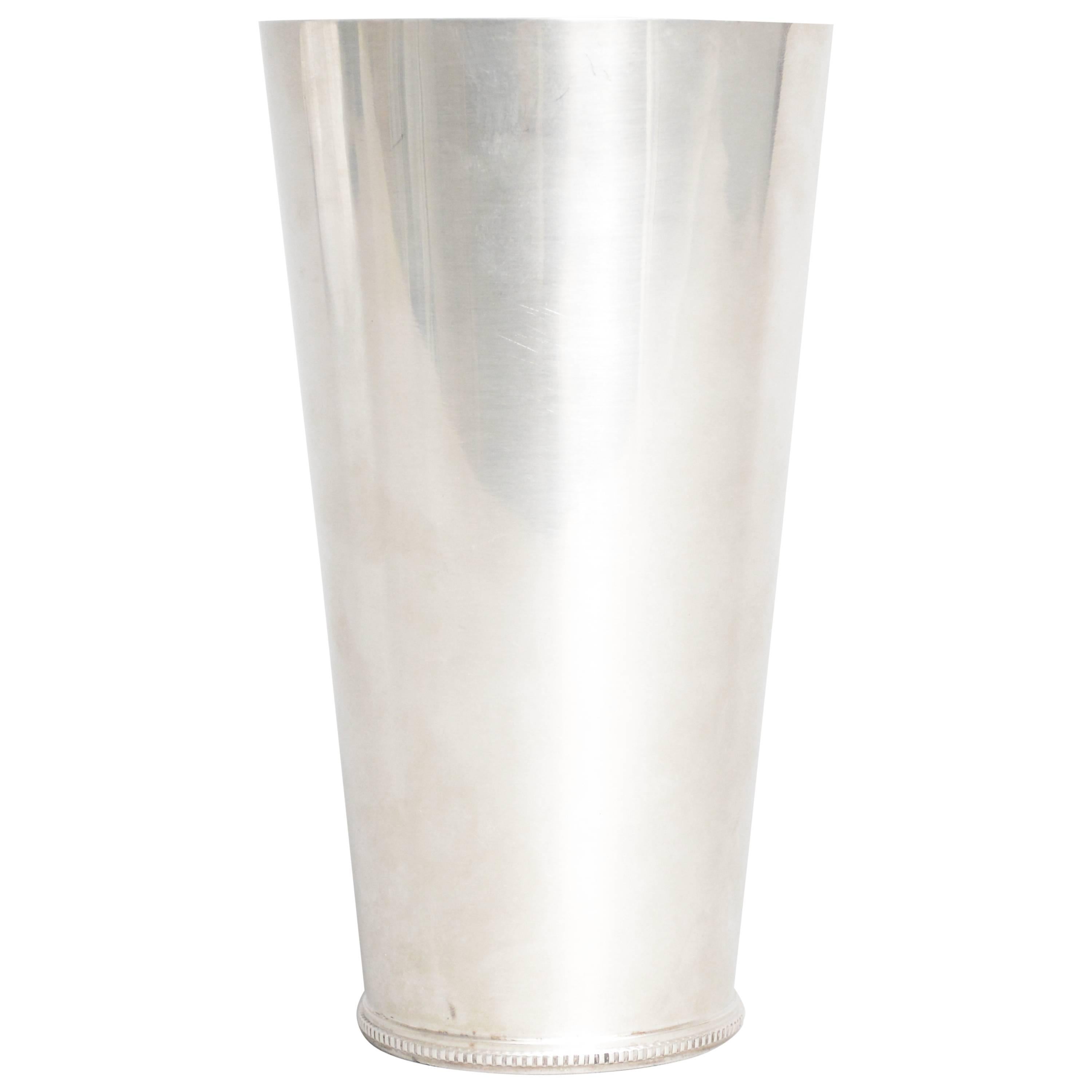 Silver Vase by Wiwen Nilsson Lund, Sweden, 1960 For Sale