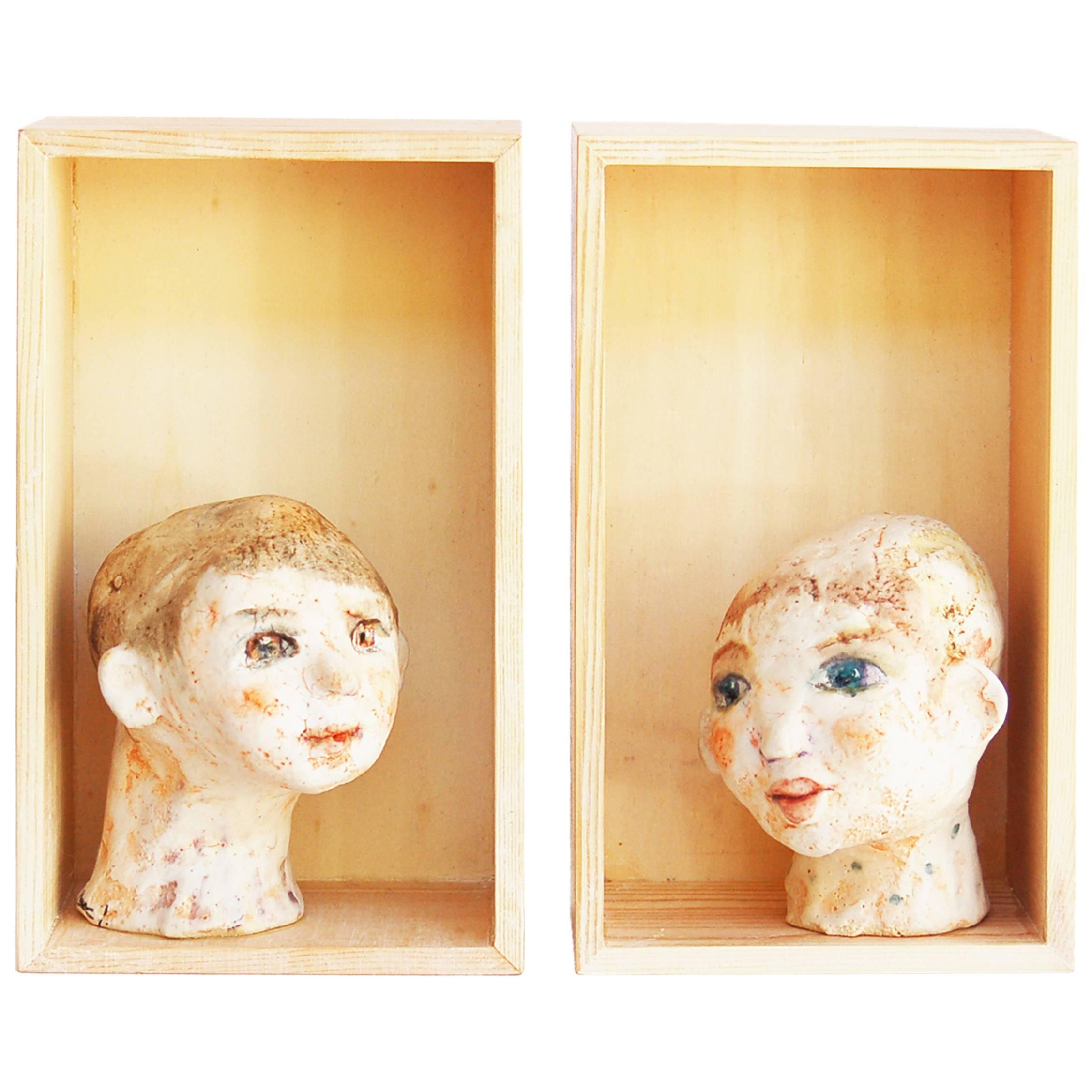 "Nens" Sculpture by Macu Jordà For Sale