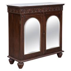 Anglo-Indian Marble-Top Cabinet