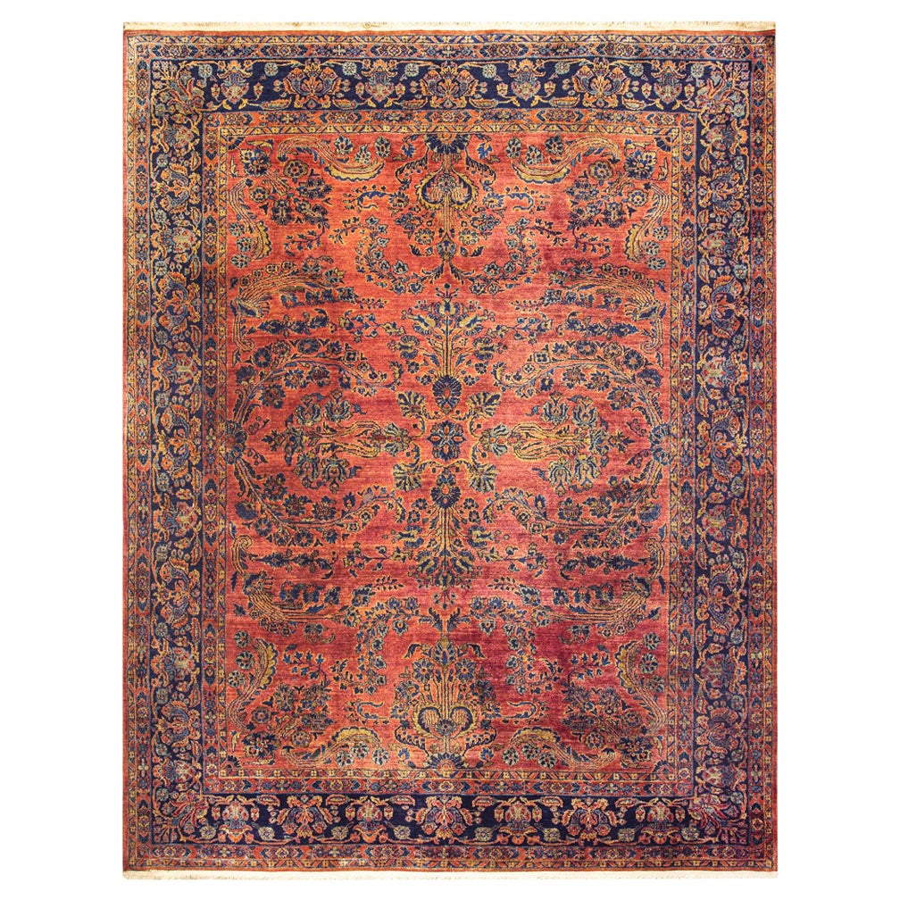 1920s Persian Sarouk Mohajeran Carpet For Sale