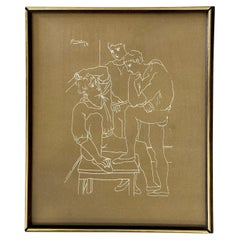 Rare Picasso Ballet Dancers 1925 Lithograph Art