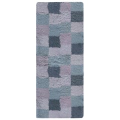Contemporary Bluebell Swedish Rya Design Rug by Doris Leslie Blau