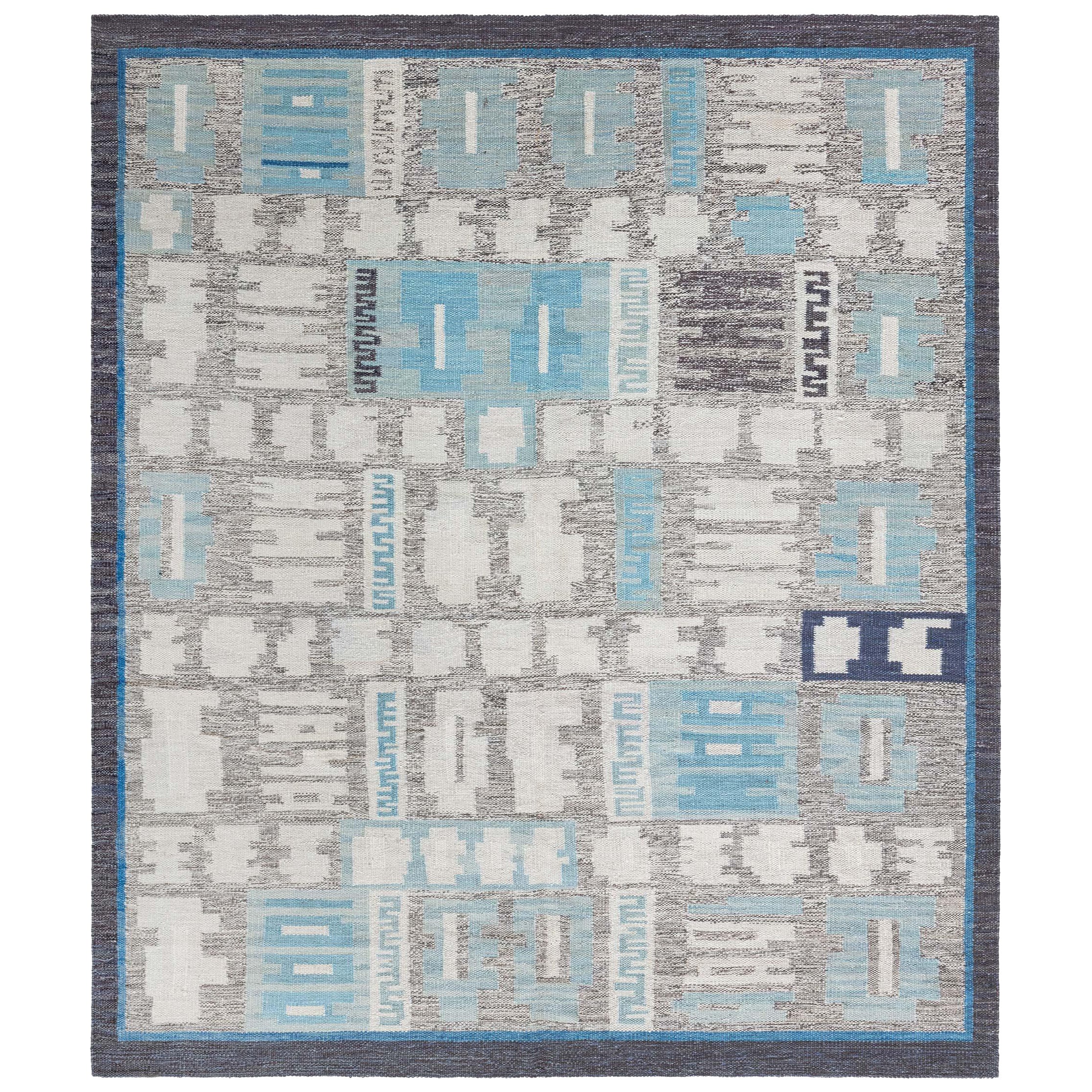 Moderner schwedischer Teppich von Doris Leslie Blau im Angebot