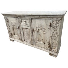 18th Century Dutch Bleached Oak Credenza / Buffet / Sideboard