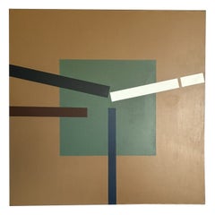 Canvas painting "f/11/94" by Eduardo Jonquieres 1994, Paris, acrylic technique