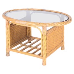 Rattan coffee table