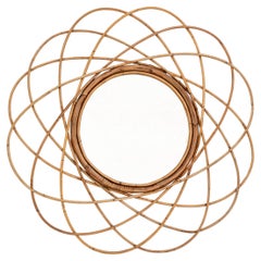 Specchio in bambù, Anni '70