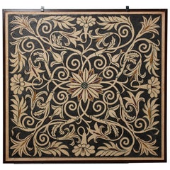 Large Roman Style Floral Mosaic Wall Hanging