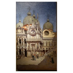 The Doges Palace in Venice- Frans Wilhelm ODELMARK, 1889