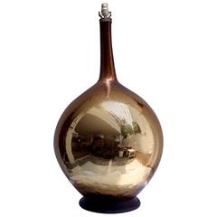 Mexican Modernist Mercury Lamp in Golden Yellow Color 3