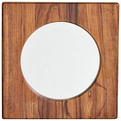 Glas & Trä, Wall Mirror, Wood, Sweden, 1960s