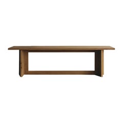 Unique, Solid Oak Oil Paris Table by Obstacles