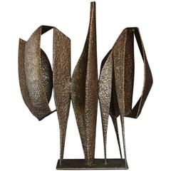 Welded Bronze Sculpture Titled 'Reunion' by Jean Woodham, 1963 5