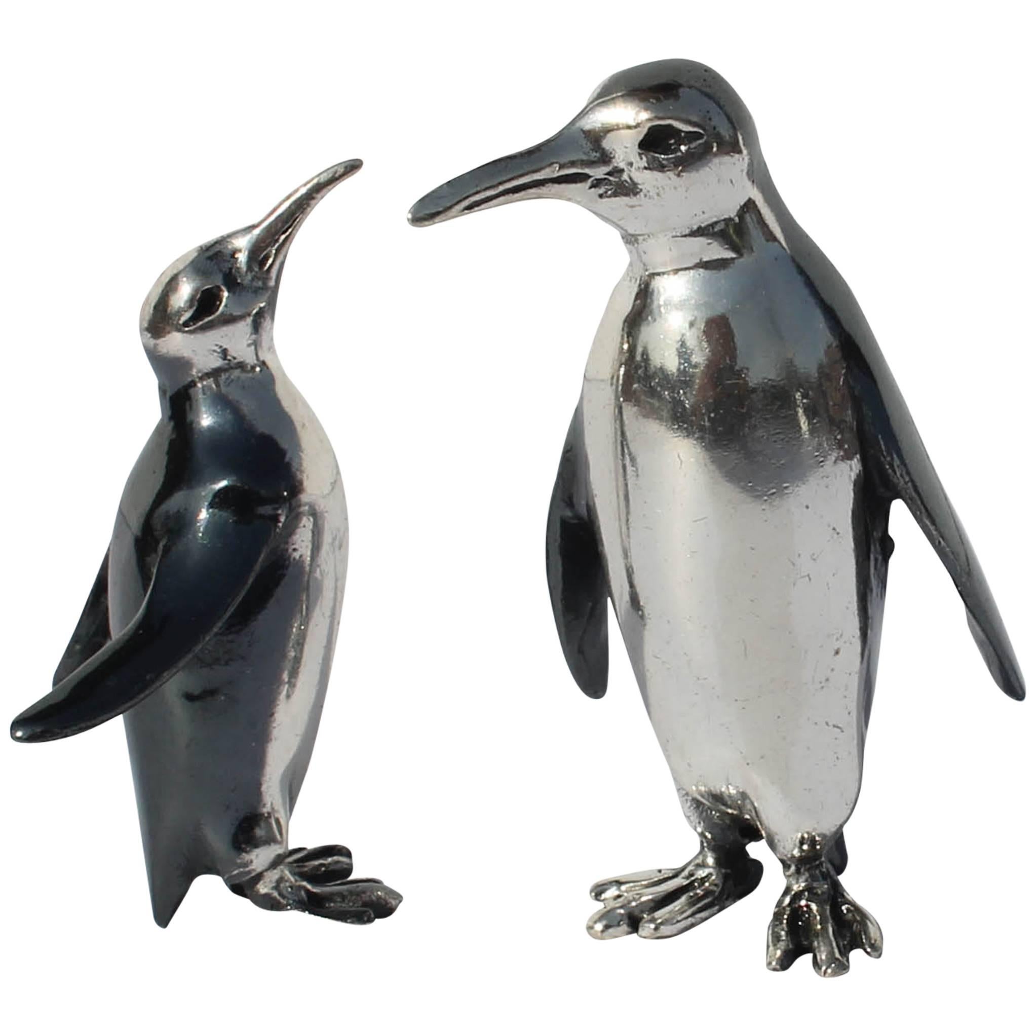 Sterling Penguin Figures