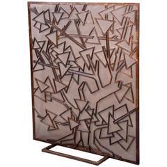 Fire Screen by Michel Zadounaisky, France, 1940s 1