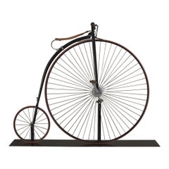 English Pennyfarthing High Wheel Bicycle, 1870-1880
