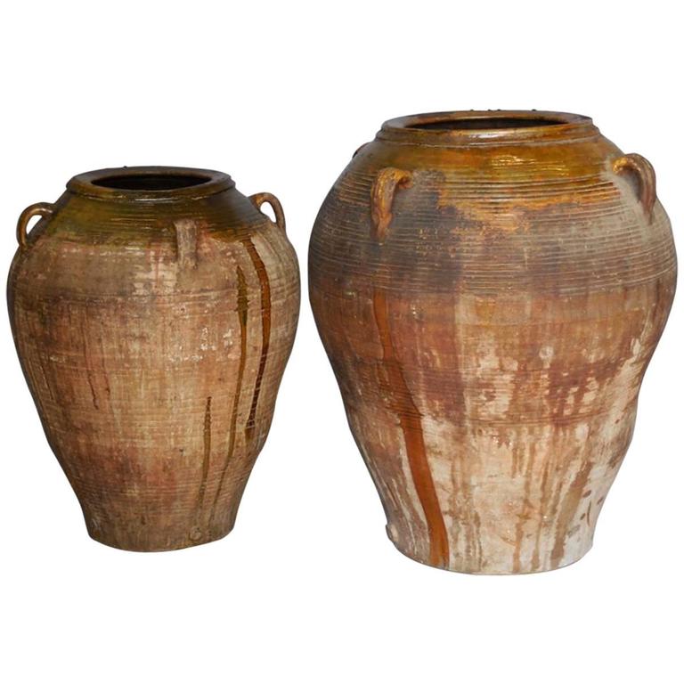 19th Century Large Scale Spanish Pots at 1stDibs large spanish pots
