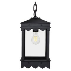 Mediterranean Spanish Style Scallop Detail Exterior Outdoor Pendant Light