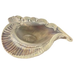 Glass Shell Bowl by Oscar Zanetti