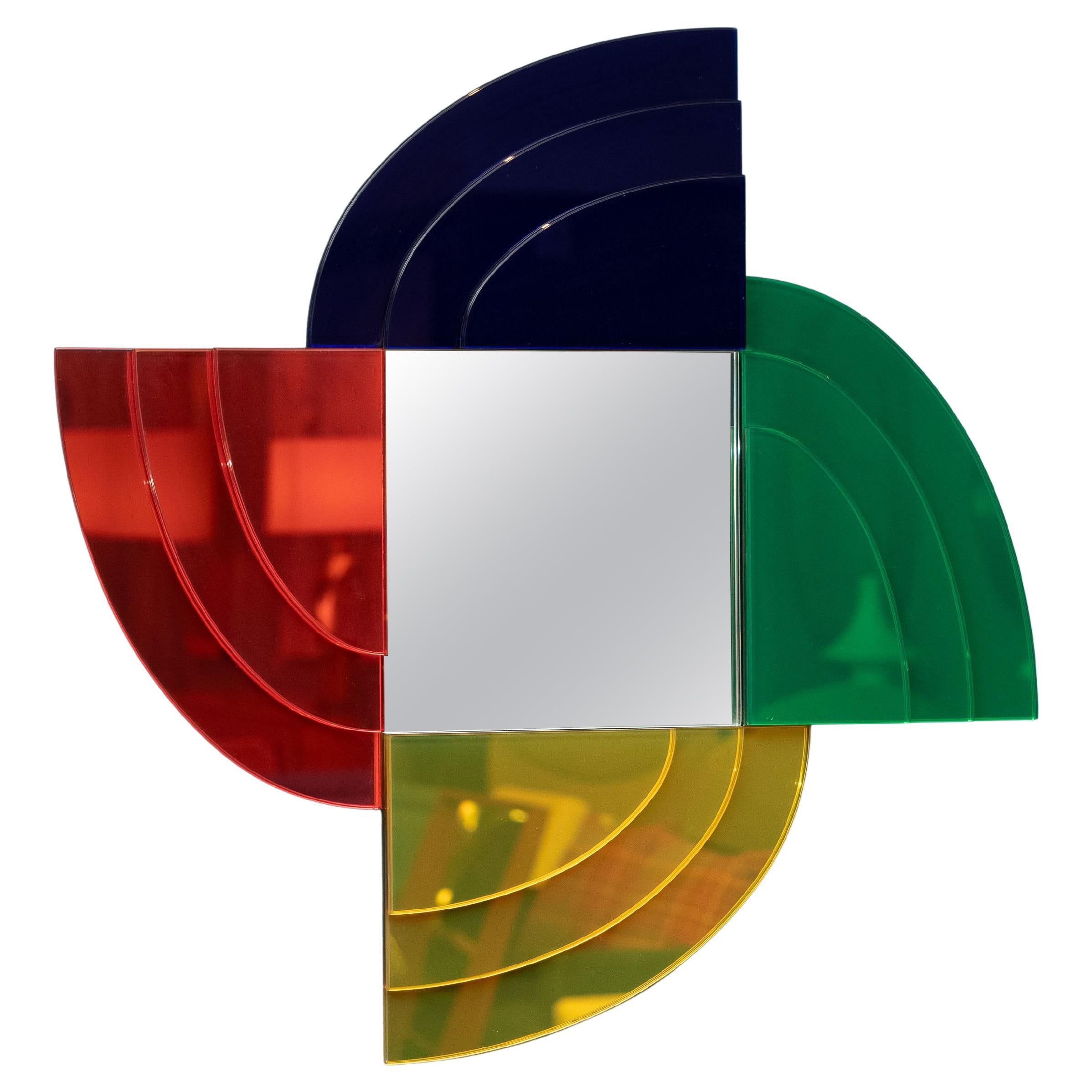 Ettore Sottsass Design Memphis Wall Mirror for Glas Italia 2007