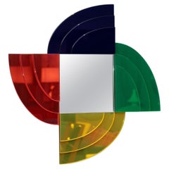 Ettore Sottsass Design Memphis Wall Mirror for Glas Italia 2007