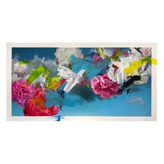 Paul-André Larocque Floral  Peinture en techniques mixtes, 2020 Signée