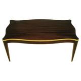 Table basse de style Régence en acajou et partiellement doré à ruban Davidson Ltd