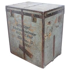 Antique Travel Trunk by Moritz Madler Leipzig