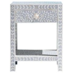 Table de nuit gris Foliole