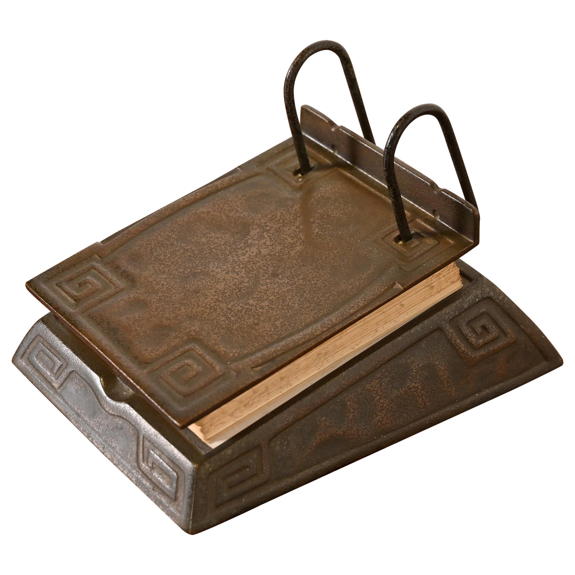 Tiffany Studios New York Zodiac Bronze Perpetual Desk Calendar, Circa 1910