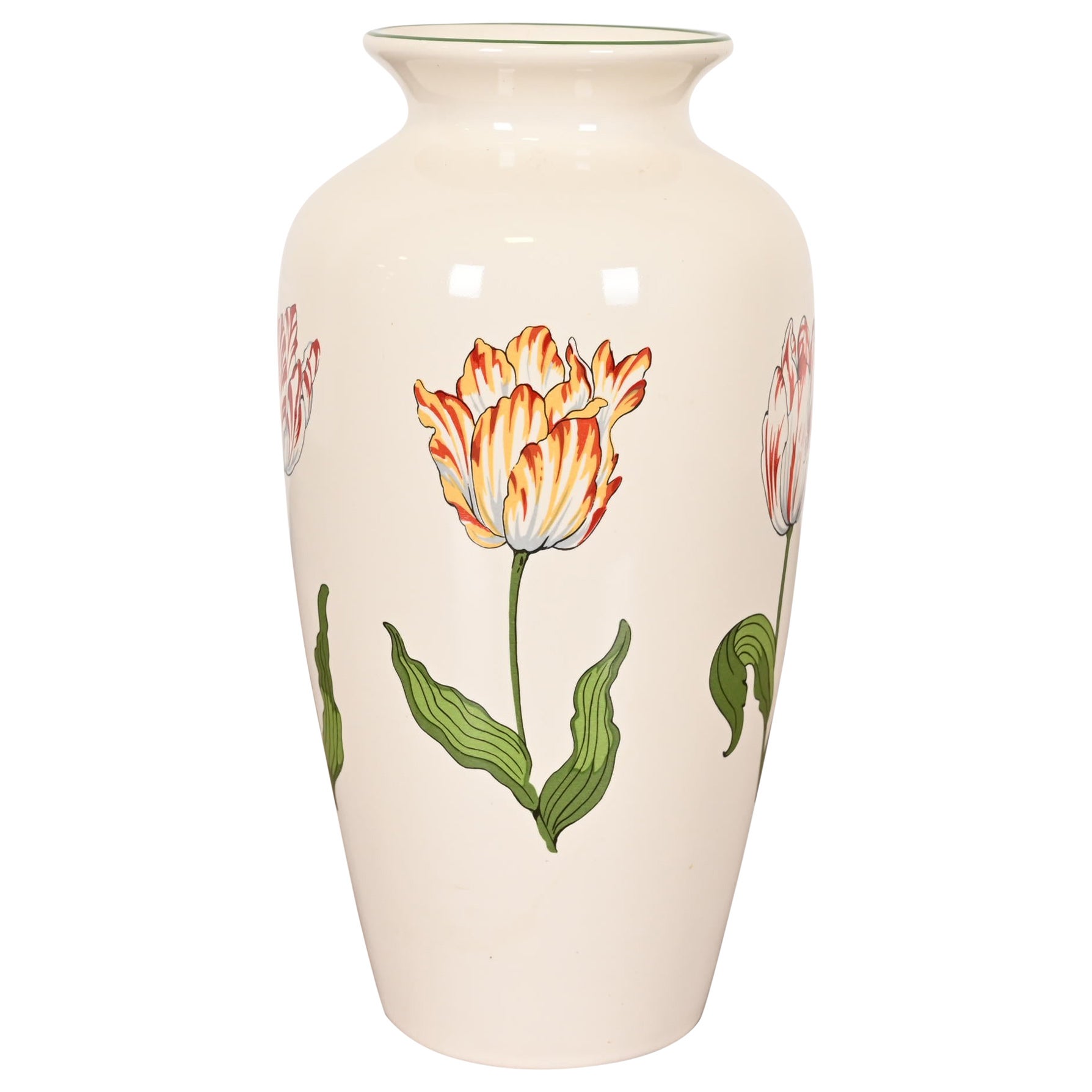 Tiffany & Co. "Tiffany Tulips" Porcelain Vase