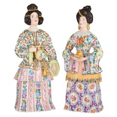 Pair of Jacob Petit Orientalist Porcelain Bottles