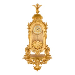 Antique Very Large 19th Century French Cartel Clock by Paillard