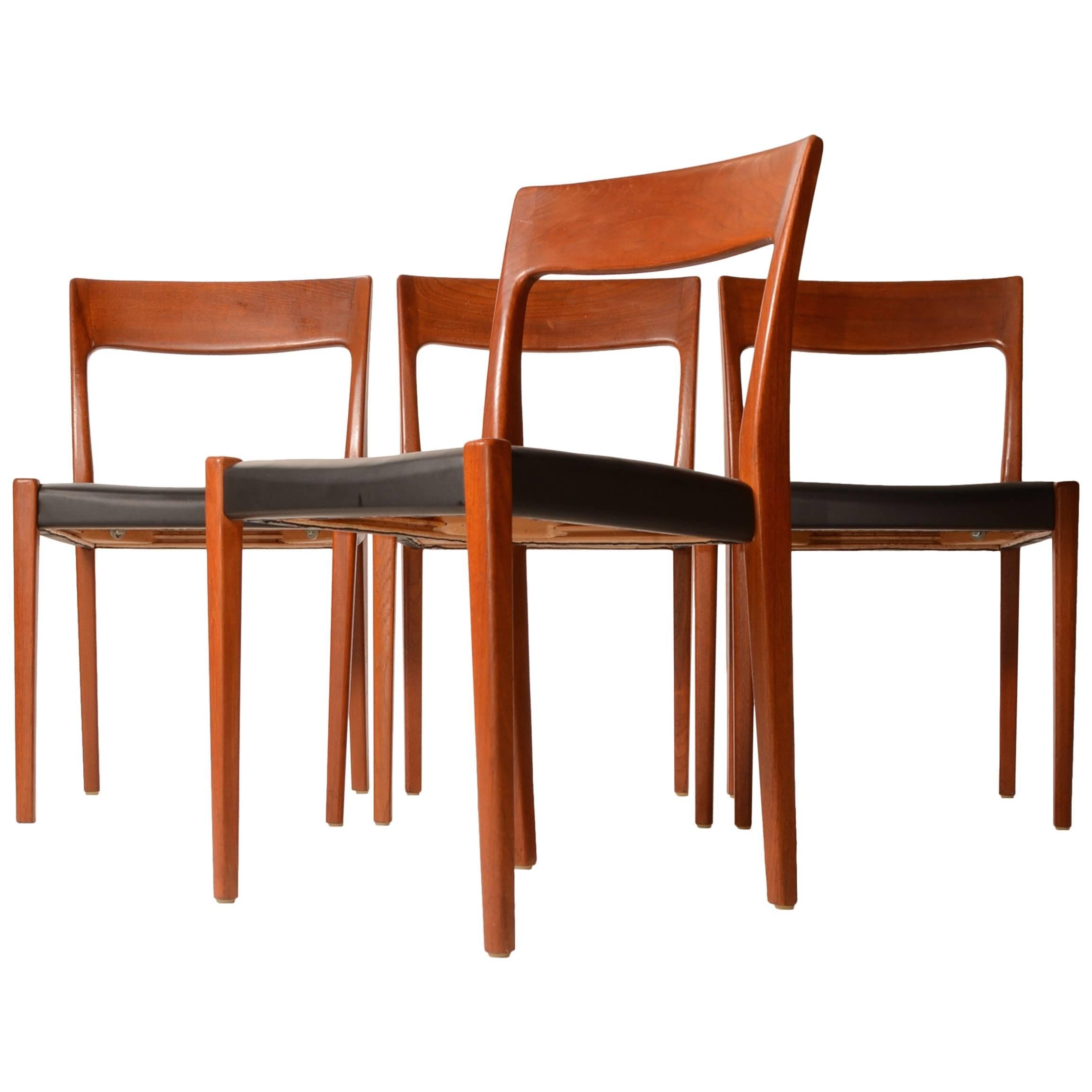 Set of Four Svegards Markaryd Made Dining Chairs at 1stDibs svegards