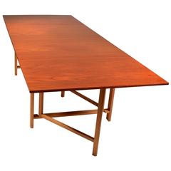 Signed Bruno Mathsson Gateleg "Maria" Dining Table