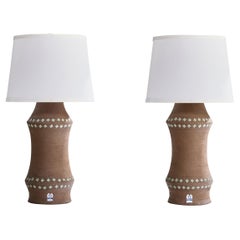 Klosterkeramik, Table Lamps, Ceramic, Sweden, 1960s