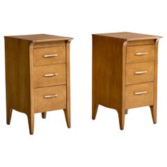 Drexel, Nightstands, Maple, Metal, USA, 1950s