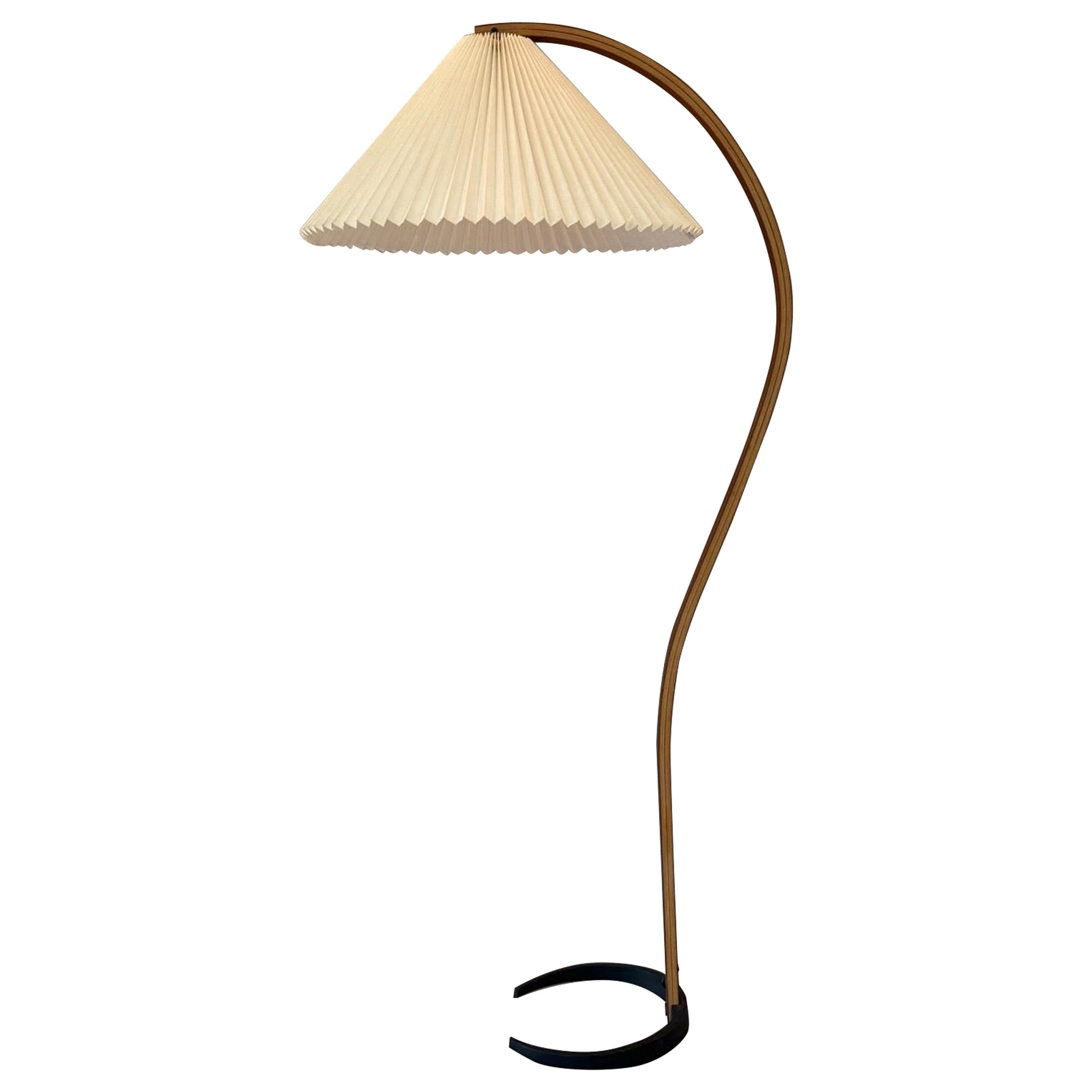 Mid-Century Mads Caprani Bentwood Floor Lamp