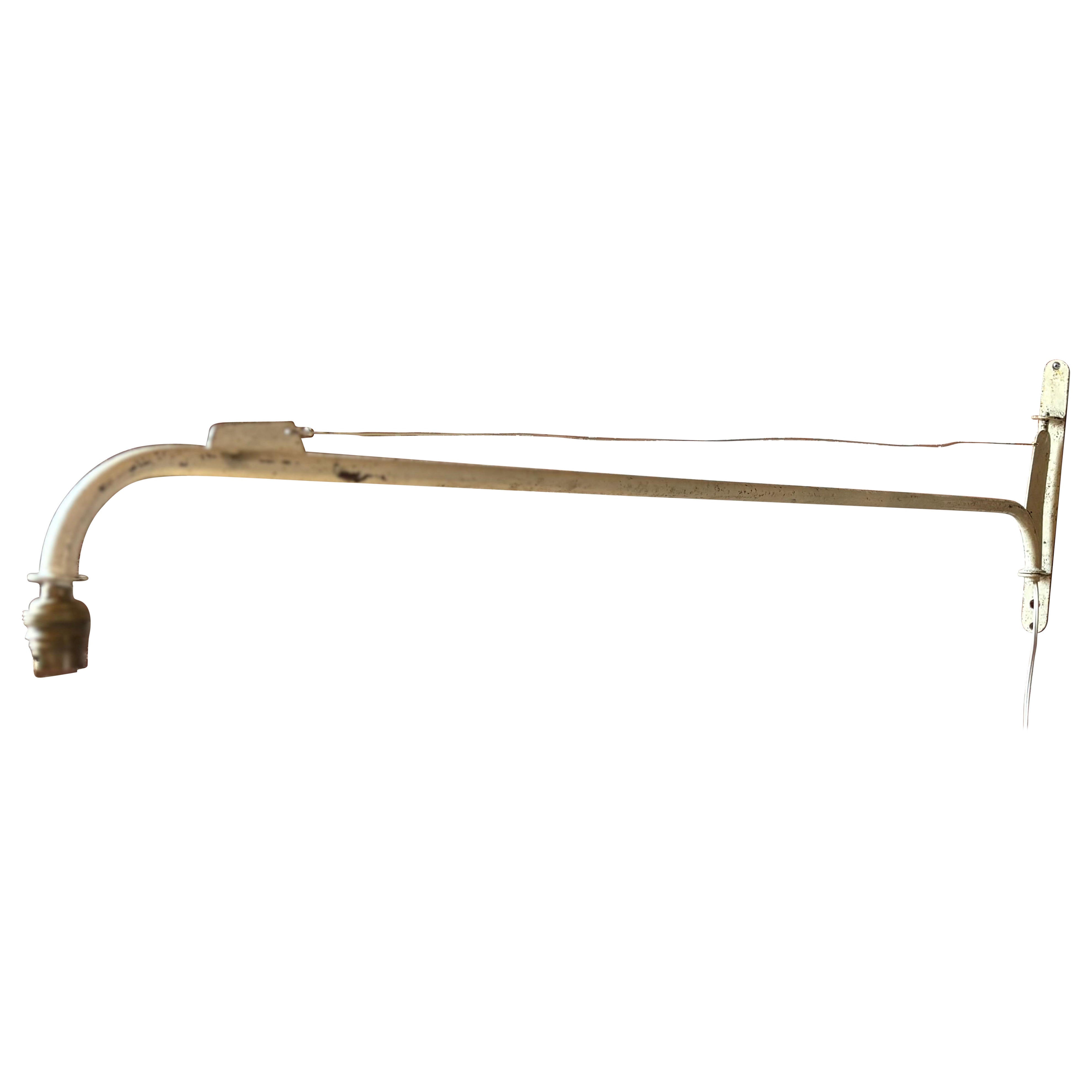 Jean Prouvé Style Swing Arm Jib Sconce