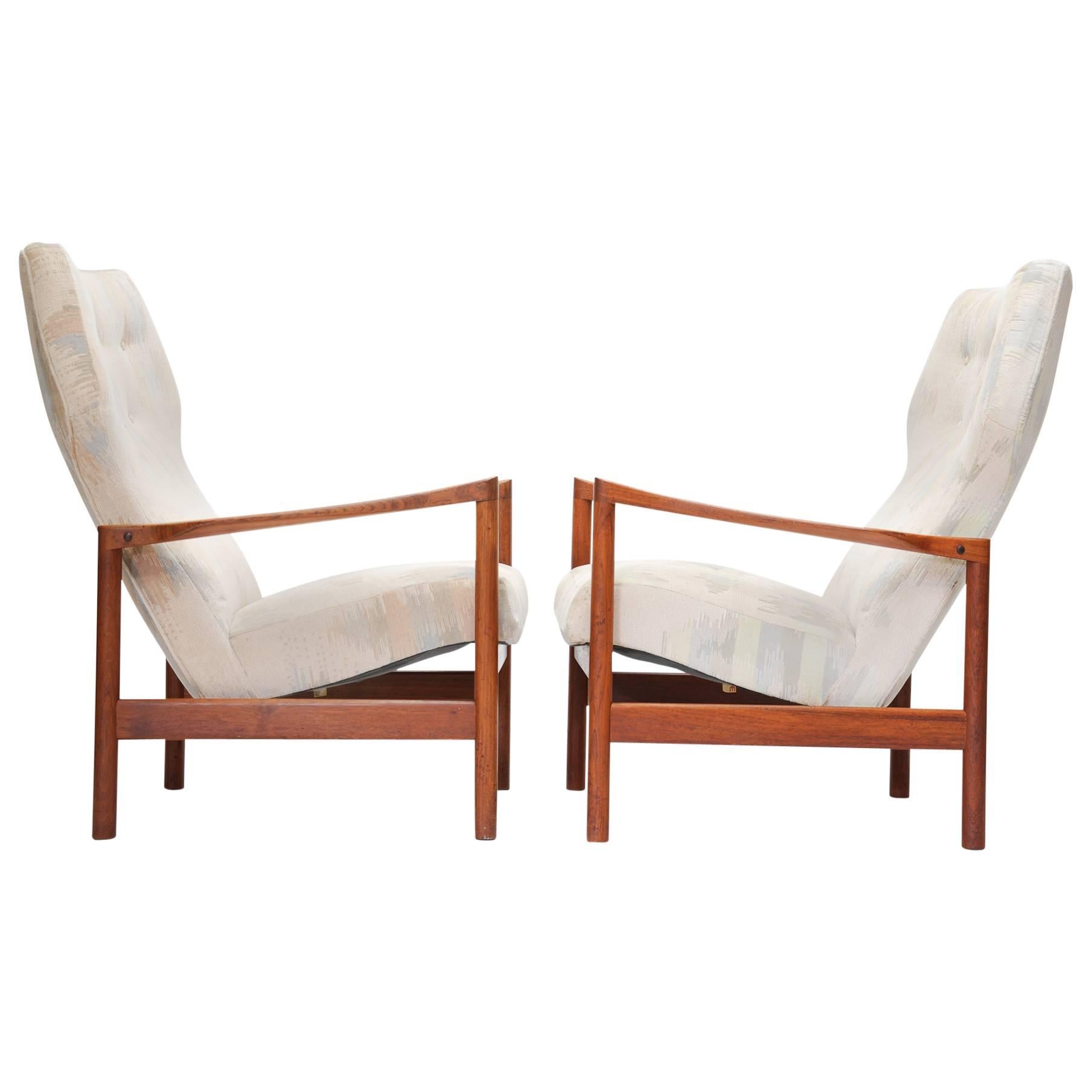 Pair of Grand and Regal Westnofa Wing Cllub Chairs by Alfred Rellings