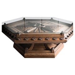Antique Victorian Ecclesiastical Revival Centre Table  Circa 1880